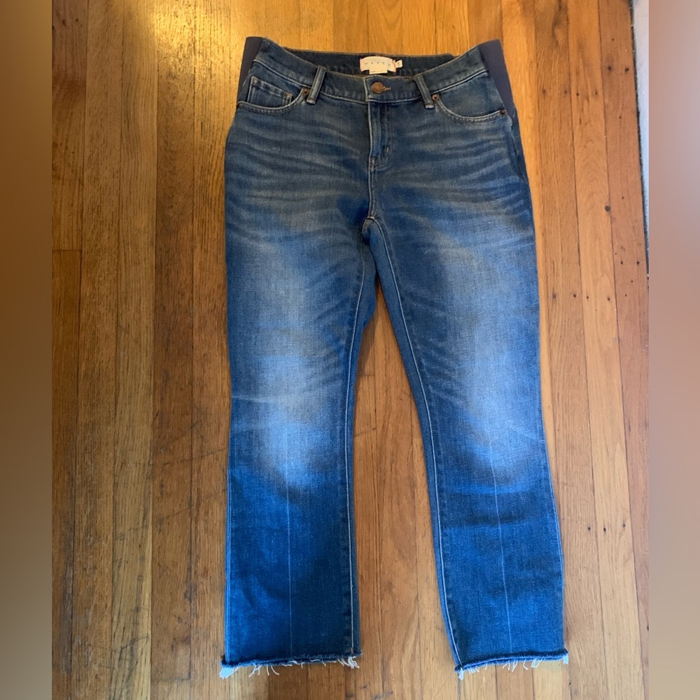 NWOT Hatch The Crop Maternity Jeans Size 26